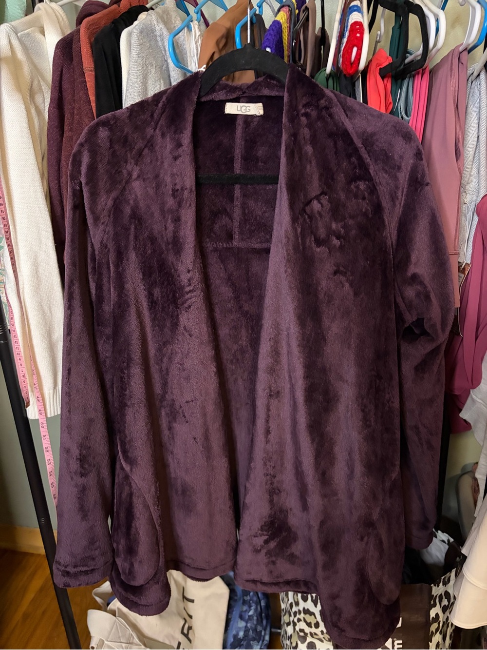 UGG Isla Draped Fleece Cardigan